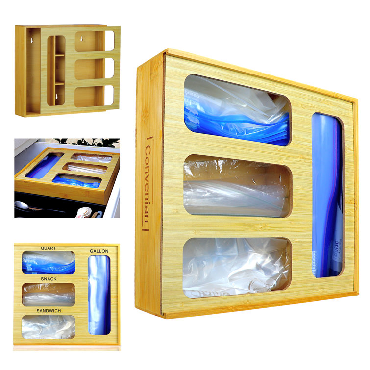 Ziploc bag drawer online organizer